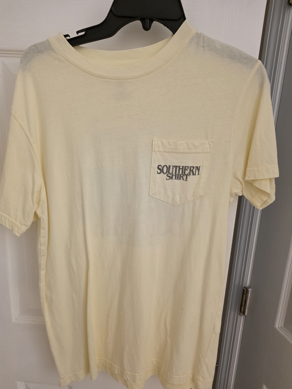 Southern Shirt Short Sleeve Pocket Tee - Pale Yellow